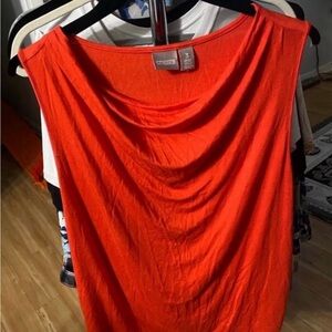 Chico's Top Sleeveless Burnt Orange Chicos size 3 Size XL
